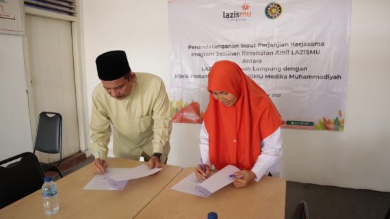 Penandatanganan SPK Jaminan Kerjasama Amil LAZISMU