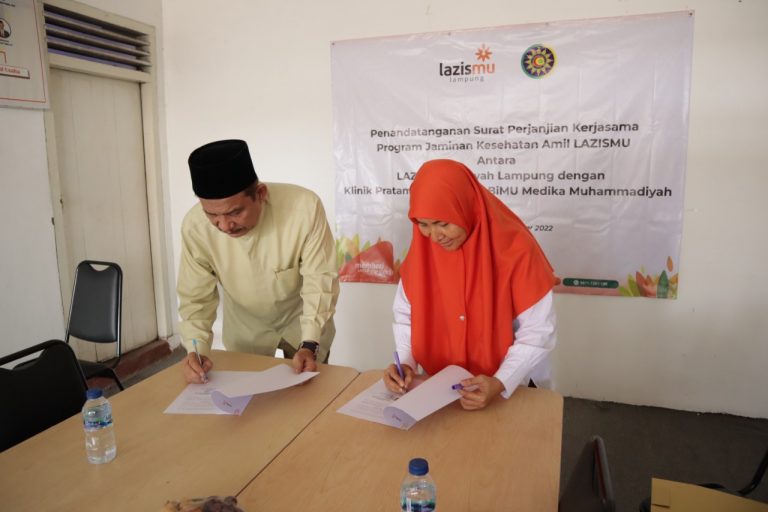 Penandatanganan SPK Jaminan Kerjasama Amil LAZISMU