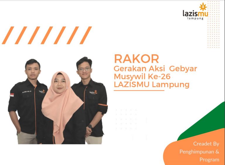 Rapat Koordinasi LAZISMU Lampung dalam rangka Gebyar Musywil ke-26 Muhammadiyah Provinsi Lampung