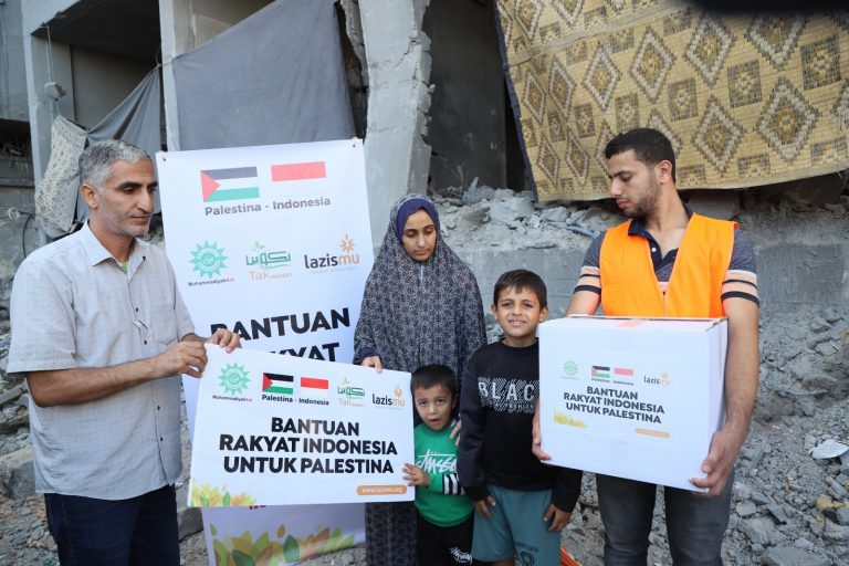 LAZISMU LAMPUNG LAPORKAN HASIL PENYALURAN DONASI PEDULI PALESTINA