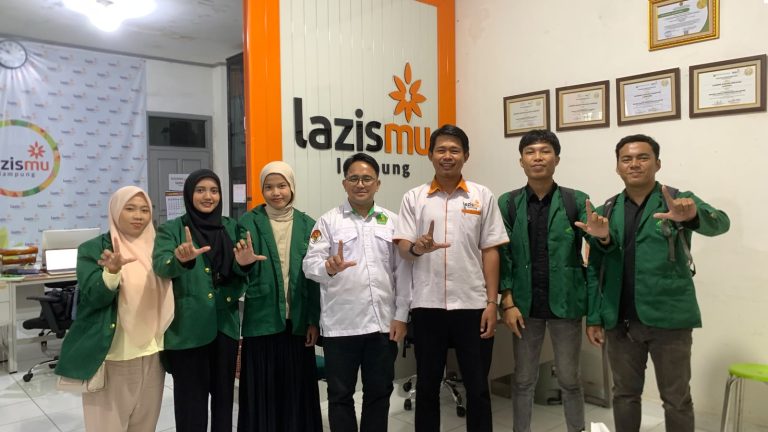 LAZISMU Lampung Terima Tujuh Mahasiswa Magang dari Tiga Perguruan Tinggi